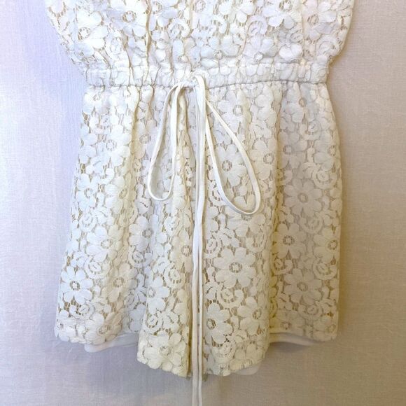 Romper Lace Off- White Size XS - Picture 3 of 5
